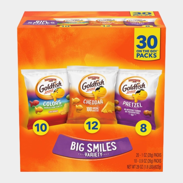5-2.jpg Goldfish Crackers Big Smiles Variety Pack - Image 1